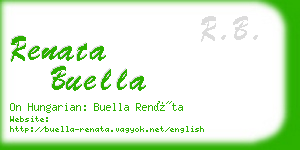 renata buella business card